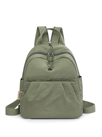 Damen Casual Oxford Nylon Rucksack Wasserdicht Mehrfachtaschen Reisetasche Mode Plissee Kleiner Schulrucksack Für Den Alltag