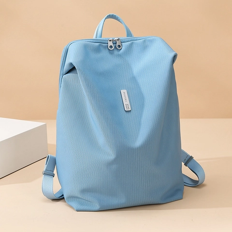 Zaino Casual Tessuto Oxford Impermeabile Grande Capacità Viaggio Pendolare Borsa Per Laptop Stile Studente Minimalista