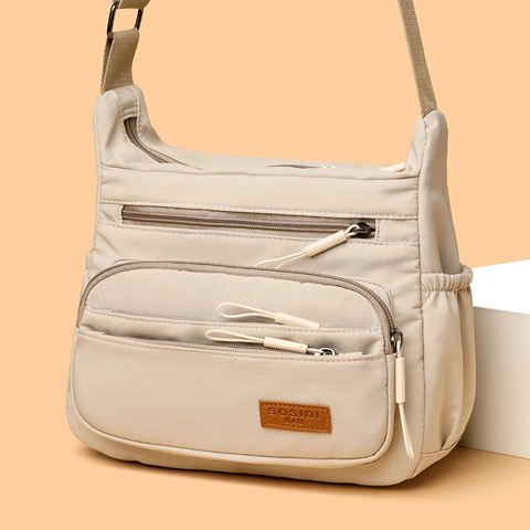 Borsa A Tracolla Nylon Oxford Donna Tasche Multiple Grande Capacità Borsa A Spalla Casual Viaggio Quotidiano Pratica