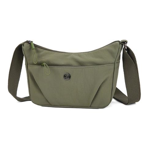 Borsa A Tracolla In Nylon Da Donna Leggera Con Tasche Multiple Forma Di Dumpling Borsa A Spalla Casual