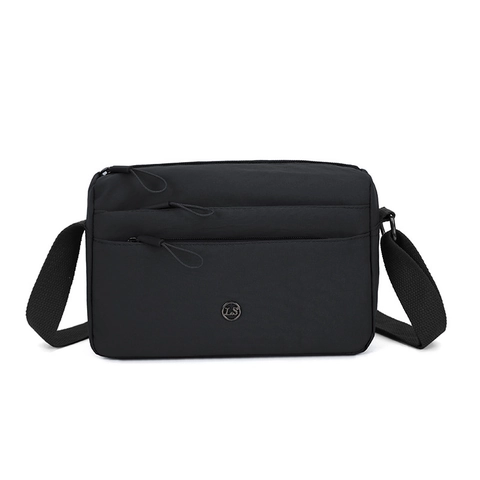 Koreanischer Stil Damen Leichte Nylon Umhängetasche Mehrere Taschen Reißverschluss Schultertasche Verstellbarer Gurt Kleine Quadratische Tasche