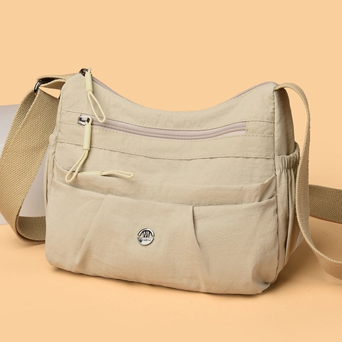 Borsa A Tracolla In Nylon Tasche Multiple Grande Capacità Leggera Casual Borsa Da Spalla Per Donna