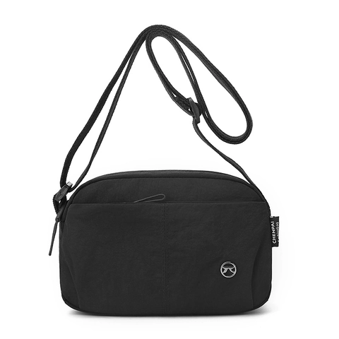 Minimalist Small Square Crossbody Bag Waterproof Nylon Multi Pocket Lightweight Shoulder Bag For Women Casual Daily