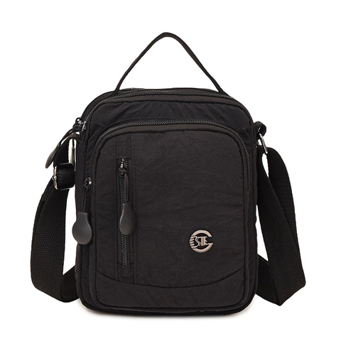 Nylon Crossbody Tas Dames Waterdicht Meerdere Zakken Schoudertas Casual Reizen Lichtgewicht Kleine Vierkante Handtas
