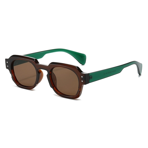 Retro Square Sunglasses UV400 Protection PC Frame Fashion Outdoor Eyewear For Men And Women
