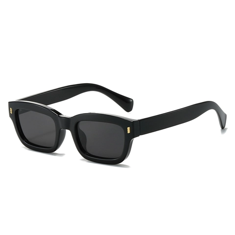 Retro Rechteckige Sonnenbrille UV400 Schutz PC Rahmen Klein Quadratisch Trendige Mode Reisebrille Für Herren Damen Vintage
