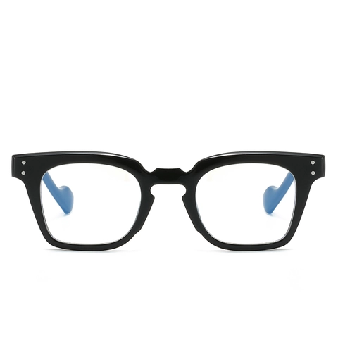 Retro Square Glasses Frame PC Anti Blue Light Clear Lens Business Fashion Unisex Optical Eyewear