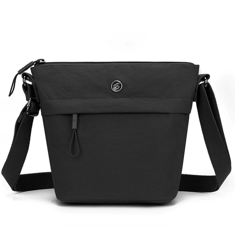 Bolso Bandolera Mujer Nylon Impermeable Multi Bolsillo Ligero Correa Ajustable Minimalista Casual Cubo Bolso De Hombro