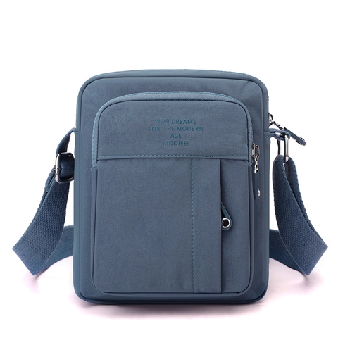 Borsa A Tracolla Casual Nylon Idrorepellente Tasche Multiple Semplice Leggera Tracolla Regolabile Borsa A Spalla Unisex