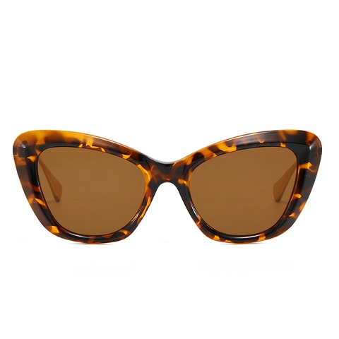 Occhiali Da Sole Cat Eye Da Donna Vintage Protezione UV400 Montura In Plastica Leggera Stanghette In Metallo Moda