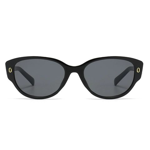 Gafas De Sol Cat Eye Mujer Protección UV400 Montura PC Lente AC Moda Retro Decoración Metálica Viajes Conducir