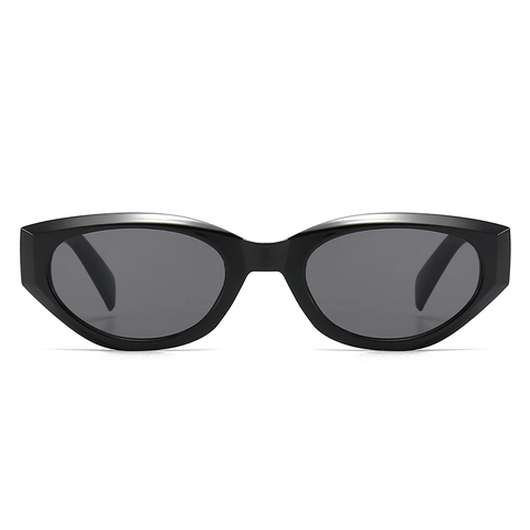 Occhiali Da Sole Retro Occhi Di Gatto Moda Geometrici Montatura Spessa Protezione UV400 Esterni PC AC Donna