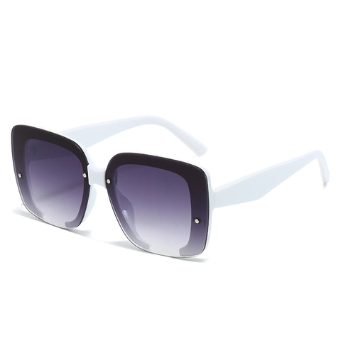 Oversized Square Sunglasses UV400 Protection Gradient Lens Glitter Sparkle Frame Retro Fashion Eyewear For Women Men