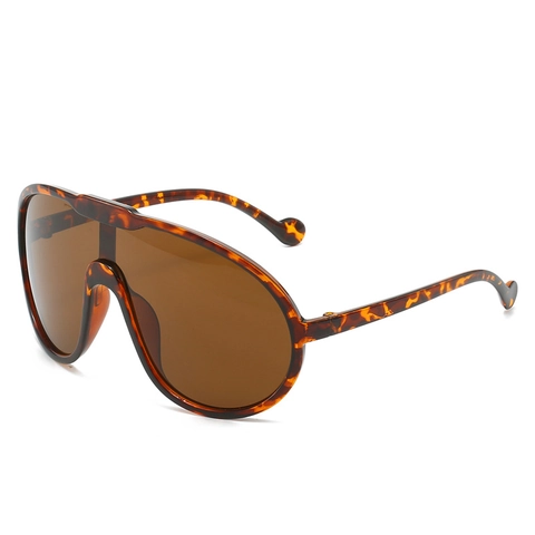 Gafas De Sol Shield Oversized Protección UV400 Gafas Integradas Moda Cortavientos Para Hombre Mujer