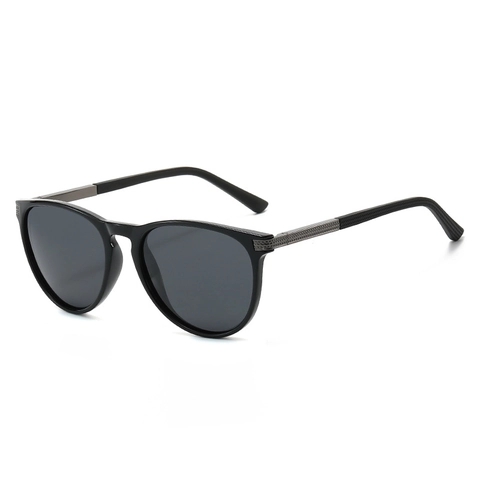 Occhiali Da Sole Cat Eye Vintage Protezione UV400 Montura PC Aste In Metallo Retro Per Uomo Donna