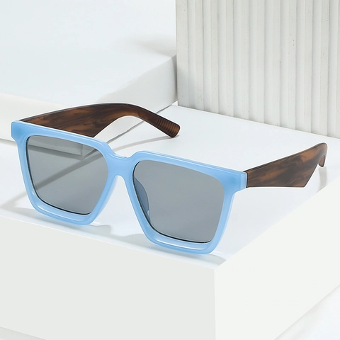 Oversized Square Sunglasses For Women Men Vintage Fashion PC Frame UV400 Protection Outdoor Travel Eyewear