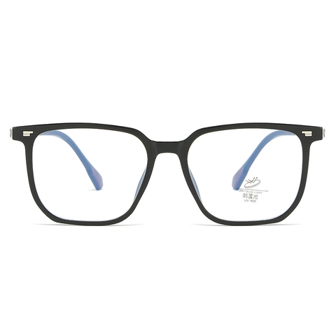 Occhiali Da Riposo Quadrati Retro Filtro Luce Blu Protezione UV400 Montura PC Occhiali Ottici Unisex Stile Business