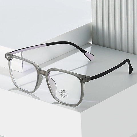 Occhiali Da Riposo Quadrati Retro Filtro Luce Blu Protezione UV400 Montura PC Occhiali Ottici Unisex Stile Business