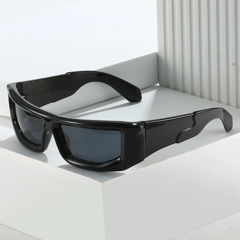 Sport Zonnebril PC Montuur Lens UV400 Bescherming Buiten Fietsen Y2K Future Tech Stijl Voor Heren Dames