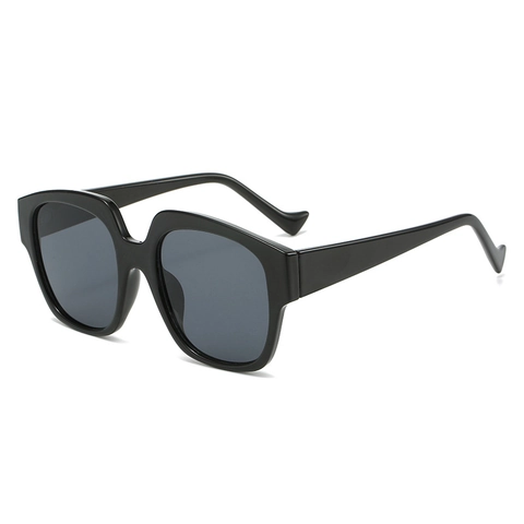Retro Oversized Square Sunglasses PC Frame UV400 Protection Fashion Large Frame Eyewear For Men And Women