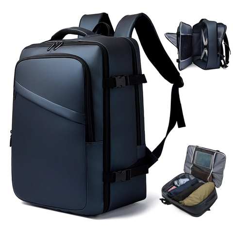 Zaino Da Viaggio Per Affari Grande Capacità Tessuto Oxford Impermeabile Per Laptop Urbano Semplice Uomini Donne