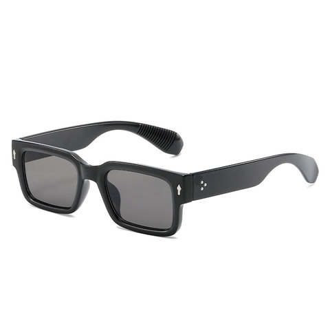 Gafas De Sol Rectangulares Retro Protección UV400 Vintage Cuadradas Montura PC Para Hombres Mujeres Moda