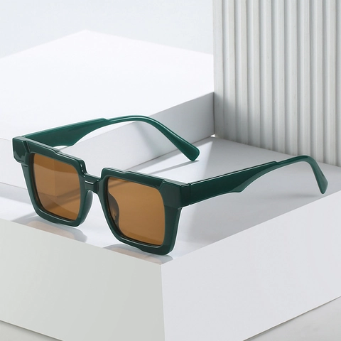 Square Sunglasses PC Frame UV400 Protection Gradient Lenses Rainbow Hip Hop Fashion For Women Men
