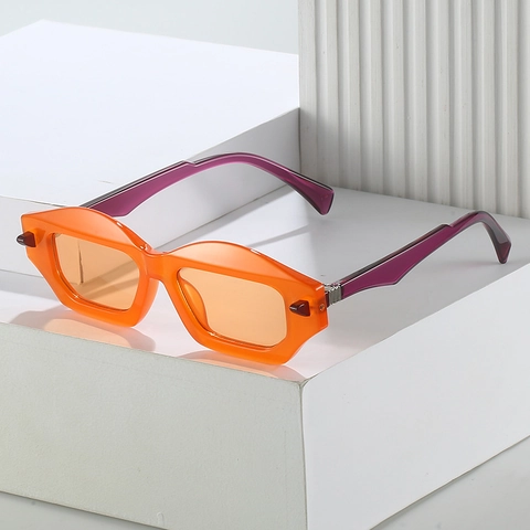 Occhiali Da Sole Geometrici Irregolari Materiale PC Protezione UV400 Forma Labbra Funky Hip Hop Y2K Per Feste