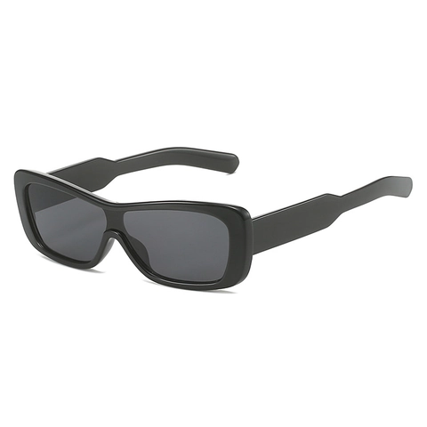 Retro Square Sunglasses PC Frame UV400 Protection Y2K One Piece Shield Tinted Lens Outdoor Fashion For Men Women