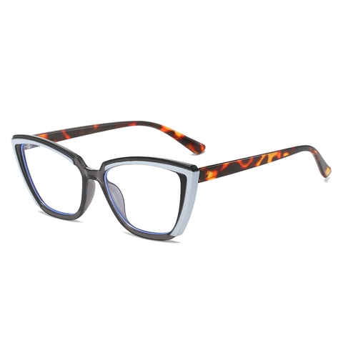 Montature Per Occhiali Gatto TR90 Blocco Luce Blu Antiriflesso Moda Occhiali Vintage Leggeri Donna