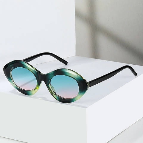 Funny Lip Cat Eye Sunglasses PC AC UV400 Party Fashion Retro Irregular Eyewear For Women