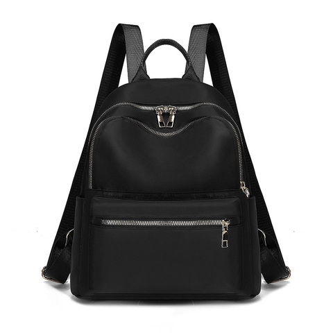 Zaino Da Donna Alla Moda Impermeabile Tessuto Oxford Grande Capacità Scomparto Laptop Viaggio Scuola Casual Leggero