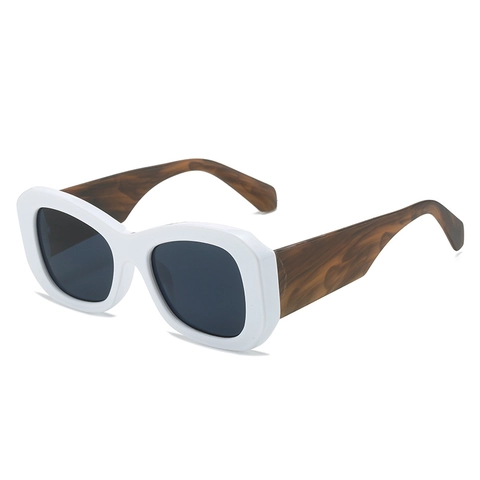Gafas De Sol Cuadradas Retro Montura Gruesa Protección UV400 Policarbonato Ligero Color Caramelo Para Mujeres Hombres