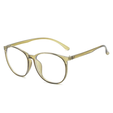 Montatura Occhiali Anti Luce Blu TR90 Retro Rotonda Oversize Leggera Protezione UV Unisex