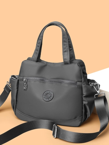 Große Kapazität Nylon Umhängetasche Wasserdichte Handtasche Mit Mehreren Taschen Lässige Frauentasche