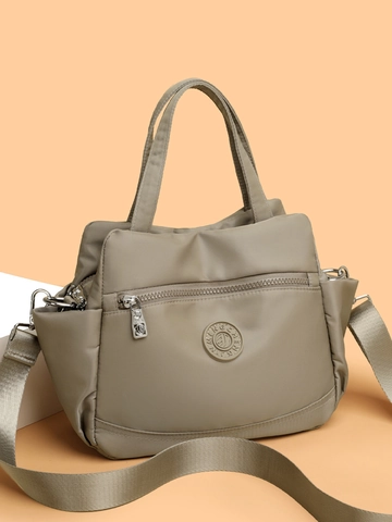 Große Kapazität Nylon Umhängetasche Wasserdichte Handtasche Mit Mehreren Taschen Lässige Frauentasche