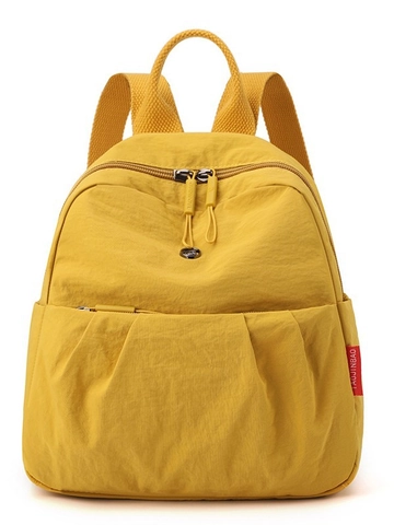 Fashion Backpack Mini Nylon Pleated Lightweight Waterproof Commuter Travel Rucksack Casual Minimalist For Women Girls