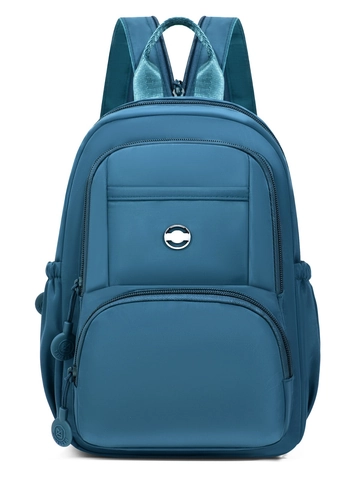 Zaino Casual Tessuto Oxford Impermeabile Leggero Tasche Multiple Viaggio Minimalista Unisex