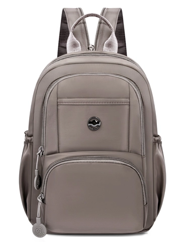 Zaino Casual Tessuto Oxford Impermeabile Leggero Tasche Multiple Viaggio Minimalista Unisex