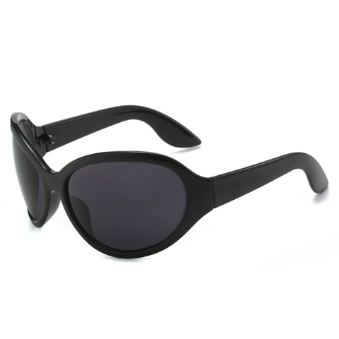 Gafas De Sol Ovaladas De Gran Tamaño Moda Montura Policarbonato Protección UV400 Estilo Y2K Retro Hip Hop Mujeres Hombres