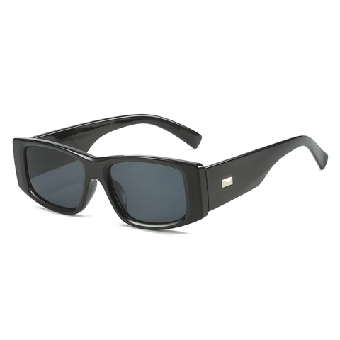Retro Rechteckige Sonnenbrille Für Damen PC Rahmen UV400 Schutz Mode Trendy Vintage Shades Fahren Täglich