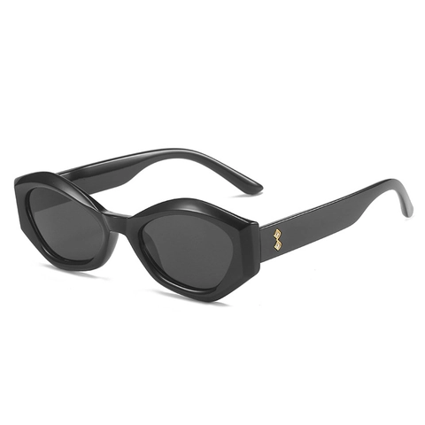 Occhiali Da Sole Geometrici Cat Eye Montatura PC Protezione UV400 Retro Y2K Montatura Piccola Moda Per Donne Uomini
