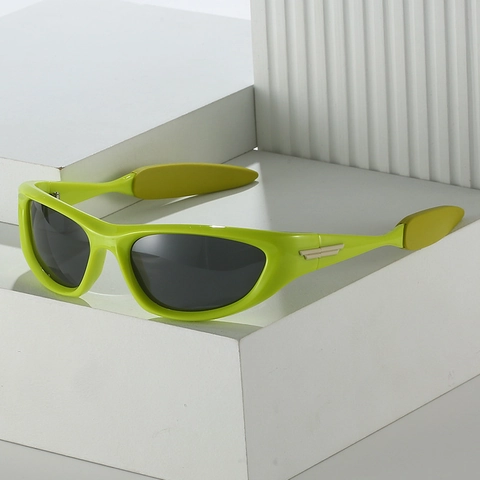 Gafas De Sol Deportivas Polarizadas UV400 Envolventes Cat Eye Montura PC Lente TAC Y2K Tendencia Ciclismo Unisex
