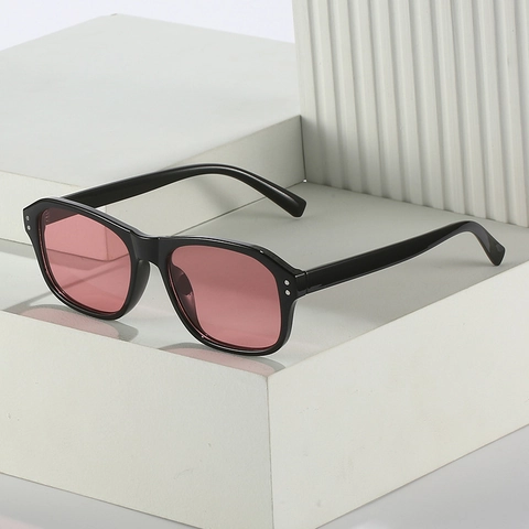 Vintage Quadratische Sonnenbrille UV400 Schutz PC Rahmen AC Linse Übergroße Trendy Retro Mode Brille Damen Herren