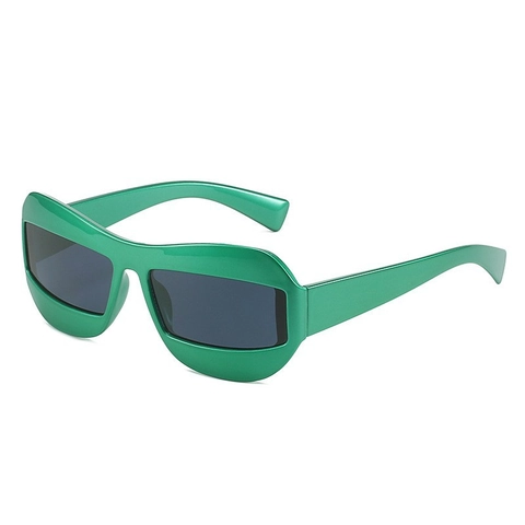 Gafas De Sol Envolventes Y2K Montura PC Gruesa Protección UV400 Gafas Moda Future Punk Para Hombre Mujer