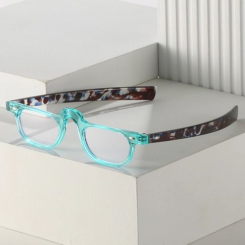 Montura Per Occhiali Anti Luce Blu PC Quadrati Occhiali Da Vista Moda Tendenza Trasparente Tartarugato Per Uomo E Donna