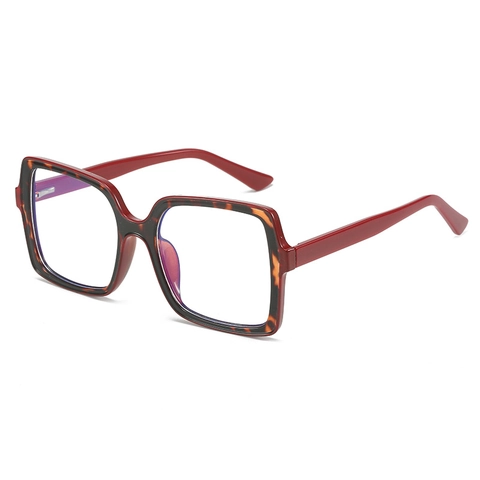 Occhiali Anti Luce Blu Montatura Quadrata Grande Retro Trendy TR90 Occhiali In Metallo Per Uso Al Computer Unisex