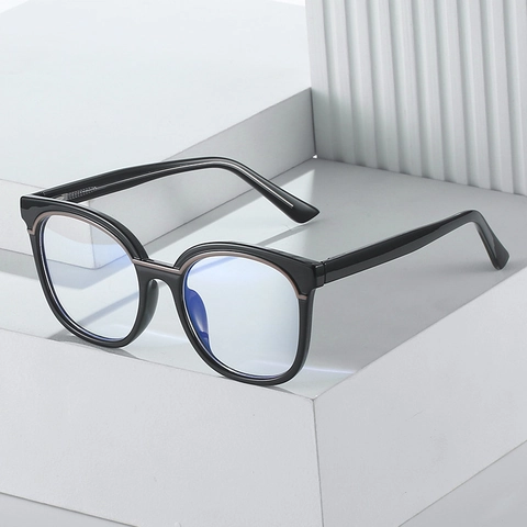 Occhiali Da Vista Montura Grande TR90 Anti Luce Blu Protezione Occhi Montatura Moda Vintage Per Donne Uomini