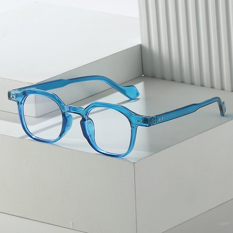 Occhiali Anti Luce Blu Sovradimensionati Geometrici Montatura PC Retro Tendenza Per Uomini E Donne