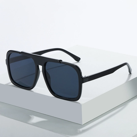 Oversized Square Sunglasses PC Frame UV400 Protection Fashion Vintage Eyewear For Men Women Outdoor Travel